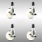 Service Caster 4 Inch 316SS Nylon Wheel Swivel 1-1/2 Inch Expanding Stem Caster Set Brake SCC SCC-SS316EX20S414-NYS-TLB-112-4 - alternate 1
